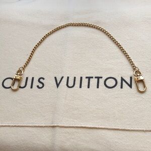 Louis Vuitton Gold Chain Strap